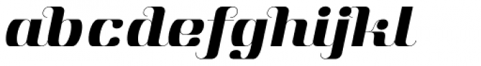 Aston Italic Font LOWERCASE