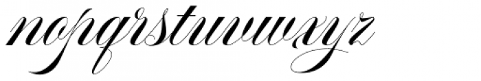 Aston Script Font LOWERCASE