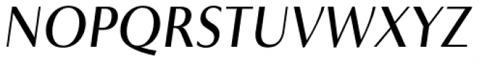 Astoria Classic Sans Italic Roman Font UPPERCASE