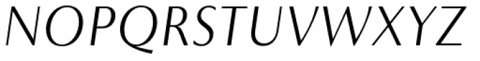 Astoria Classic Sans Light Italic Font UPPERCASE