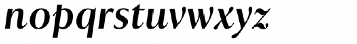 Astoria Classic Sans Medium Italic Font LOWERCASE