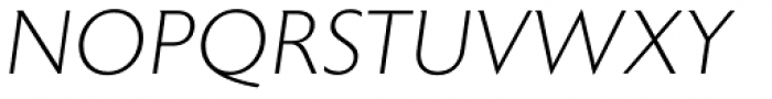 Astoria ExtraLight Italic Font UPPERCASE