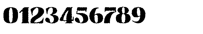 Astoria heavy Distort Font OTHER CHARS