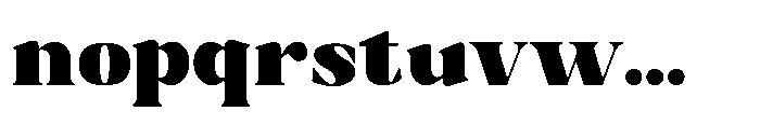 Astoria heavy Regular Font LOWERCASE