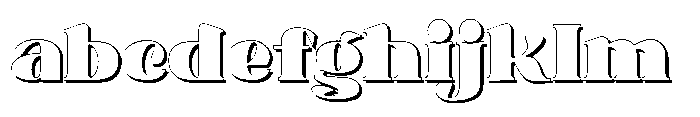 Astoria heavy Shadow FONT