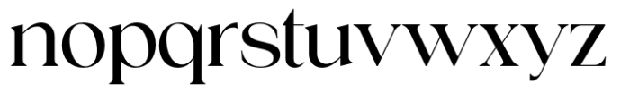 Astorica Display Normal Font LOWERCASE