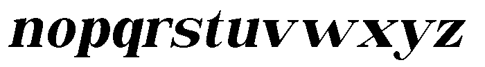 Astorina Black Condensed Slanted Font LOWERCASE