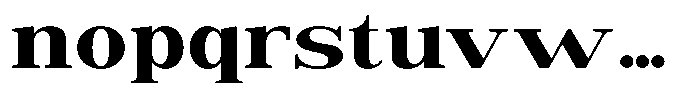 Astorina Black Expanded Font LOWERCASE