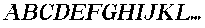Astorina Bold Condensed Slanted Font UPPERCASE
