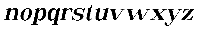 Astorina Bold Condensed Slanted Font LOWERCASE
