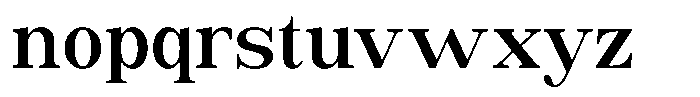 Astorina Bold Condensed Font LOWERCASE