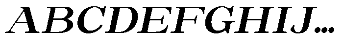 Astorina Bold Expanded Slanted Font UPPERCASE