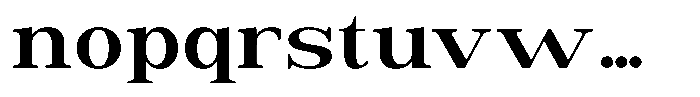 Astorina Bold Expanded Font LOWERCASE