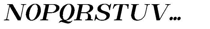 Astorina Bold Slanted Font UPPERCASE