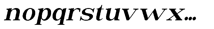 Astorina Bold Slanted Font LOWERCASE