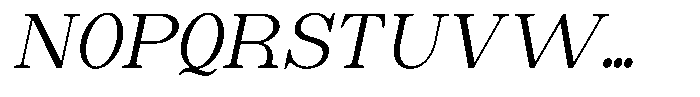 Astorina Condensed Slanted Font UPPERCASE