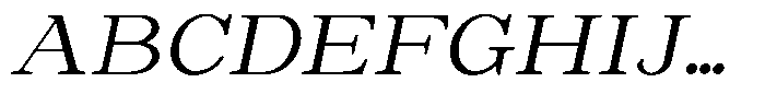 Astorina Expanded Slanted Font UPPERCASE