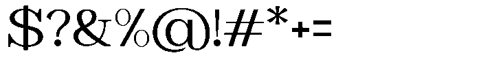 Astorina Expanded Font OTHER CHARS