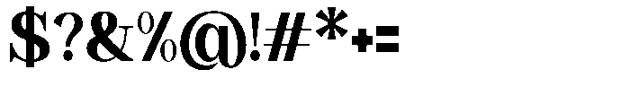 Astorina Extra Bold Condensed Font OTHER CHARS