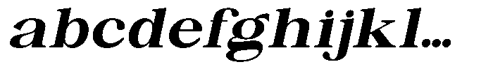 Astorina Extra Bold Expanded Slanted FONT