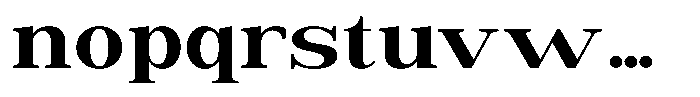 Astorina Extra Bold Expanded Font LOWERCASE