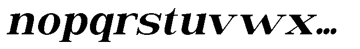 Astorina Extra Bold Slanted Font LOWERCASE