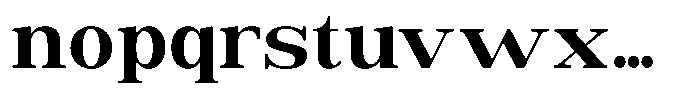 Astorina Extra Bold Font LOWERCASE