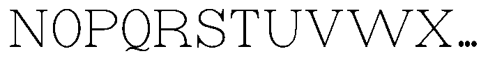 Astorina Extra Light Condensed Font UPPERCASE
