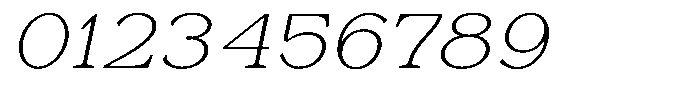 Astorina Extra Light Expanded Slanted Font OTHER CHARS