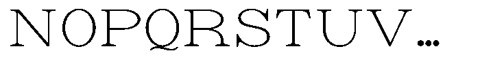 Astorina Extra Light Expanded Font UPPERCASE