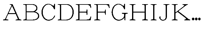 Astorina Extra Light Font UPPERCASE