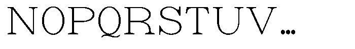 Astorina Extra Light Font UPPERCASE
