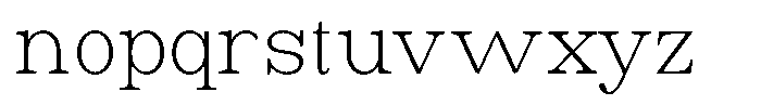 Astorina Extra Light Font LOWERCASE