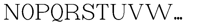 Astorina Light Condensed Font UPPERCASE