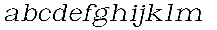Astorina Light Expanded Slanted FONT