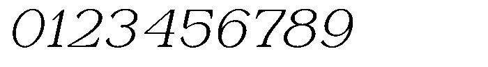 Astorina Light Slanted Font OTHER CHARS