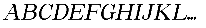 Astorina Medium Condensed Slanted Font UPPERCASE