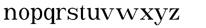 Astorina Medium Condensed Font LOWERCASE