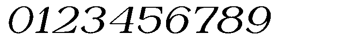 Astorina Medium Expanded Slanted Font OTHER CHARS
