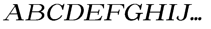 Astorina Medium Expanded Slanted Font UPPERCASE