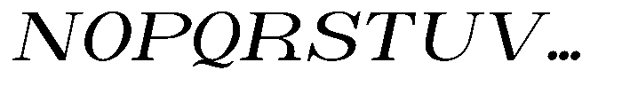 Astorina Medium Expanded Slanted Font UPPERCASE