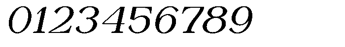 Astorina Medium Slanted Font OTHER CHARS