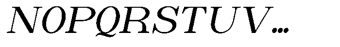 Astorina Medium Slanted Font UPPERCASE