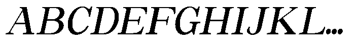 Astorina Semi Bold Condensed Slanted Font UPPERCASE