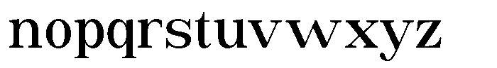 Astorina Semi Bold Condensed Font LOWERCASE