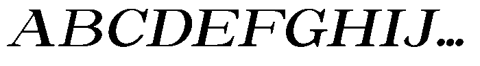 Astorina Semi Bold Expanded Slanted Font UPPERCASE