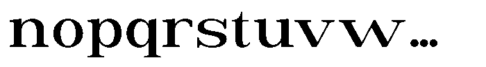 Astorina Semi Bold Expanded Font LOWERCASE