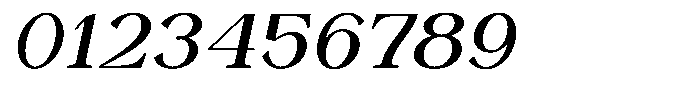 Astorina Semi Bold Slanted Font OTHER CHARS
