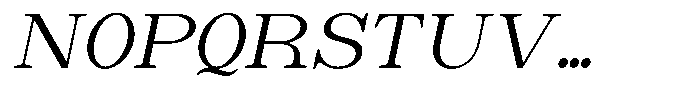 Astorina Slanted Font UPPERCASE