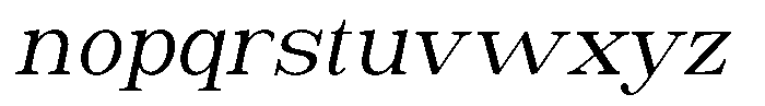 Astorina Slanted Font LOWERCASE